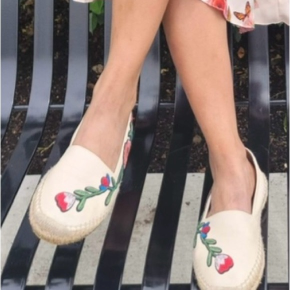 GUCCI  Floral Espadrilles - Picture 1 of 9